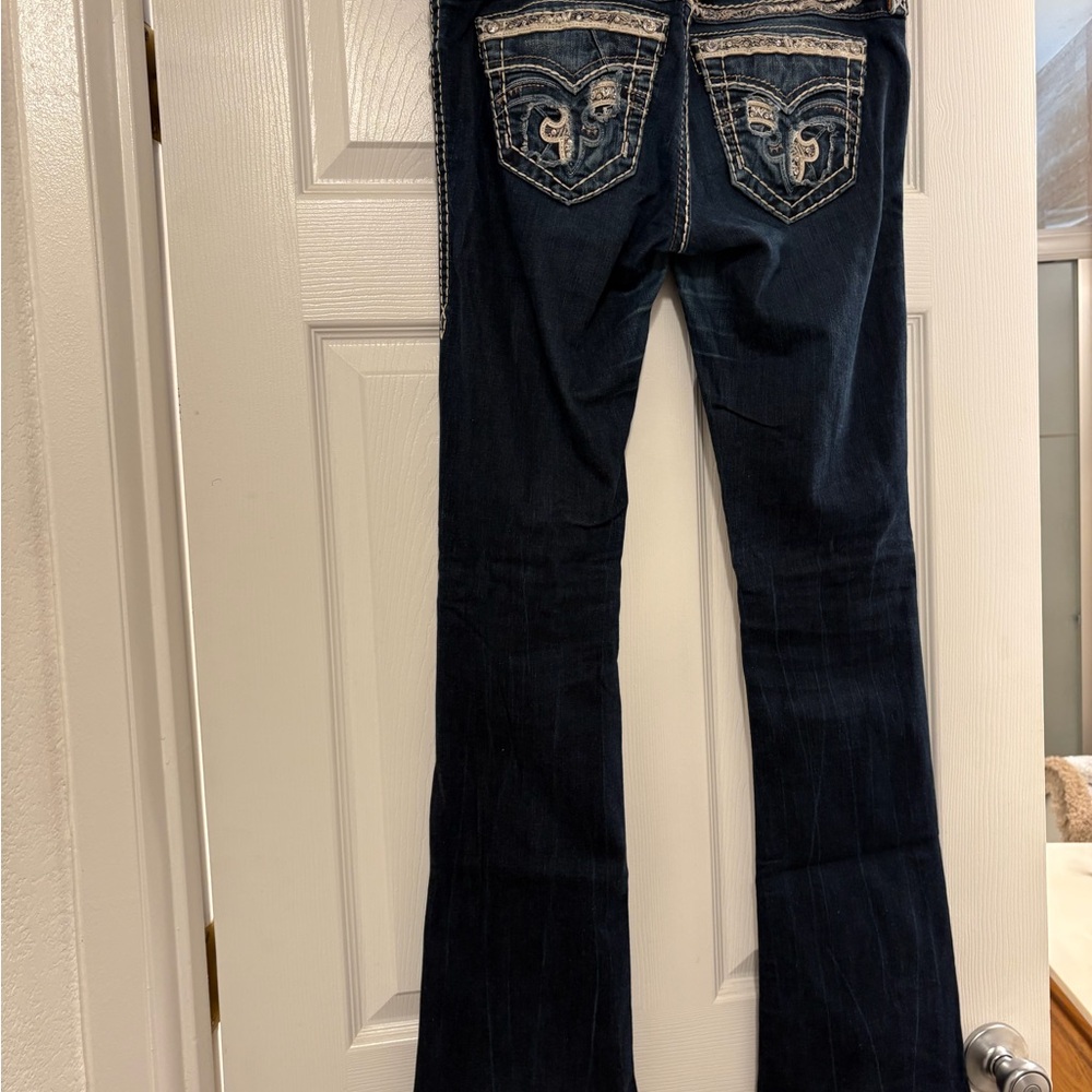Rock Revival Women's Dark Blue Boot Cut Jeans